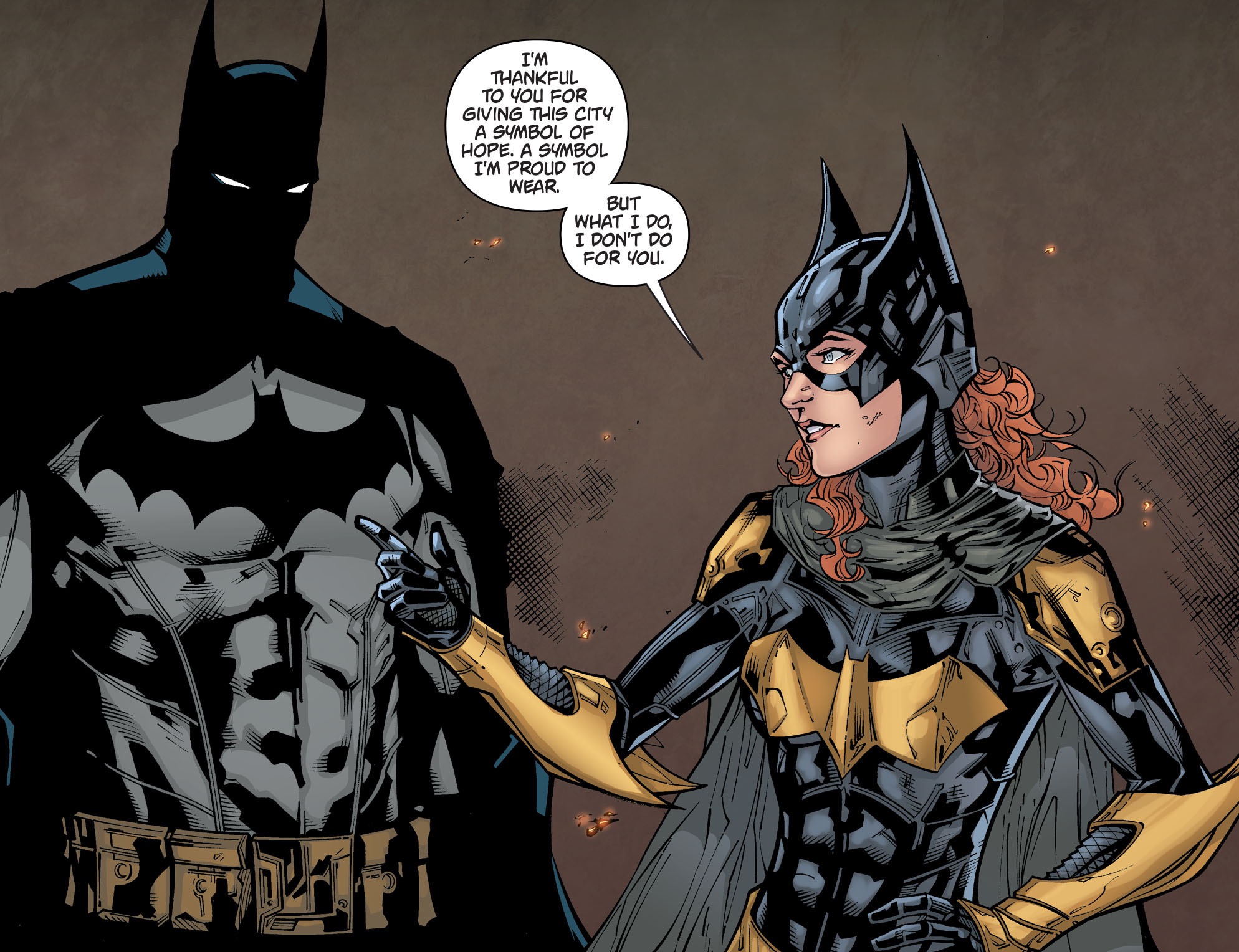 Batman: Arkham Knight: Batgirl & Harley Chapter 2 page 11 Abel Original Art