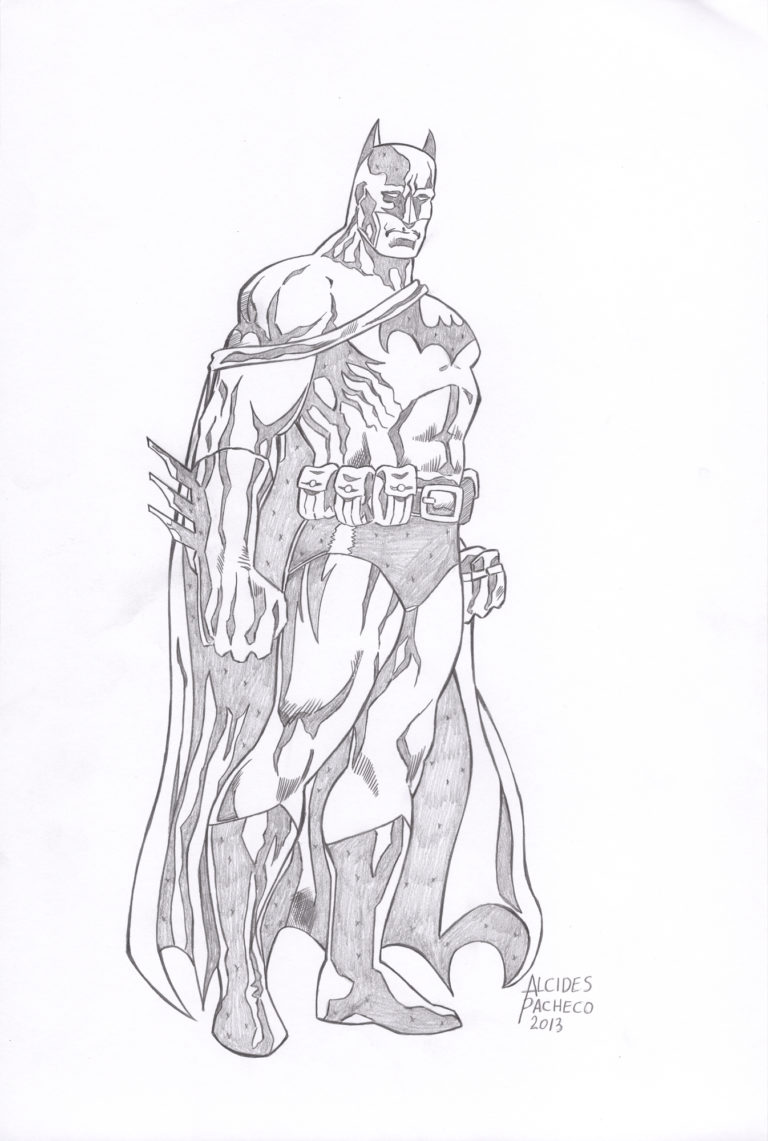 Batman Pinup Abel Original Art